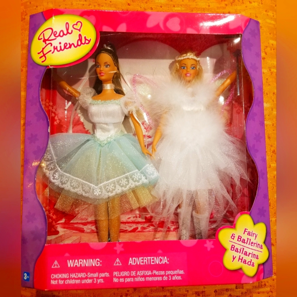 Vintage REAL FRIENDS FASHION DOLLS Fairy & Ballerina, Bailarina y Hada NRFP | #3